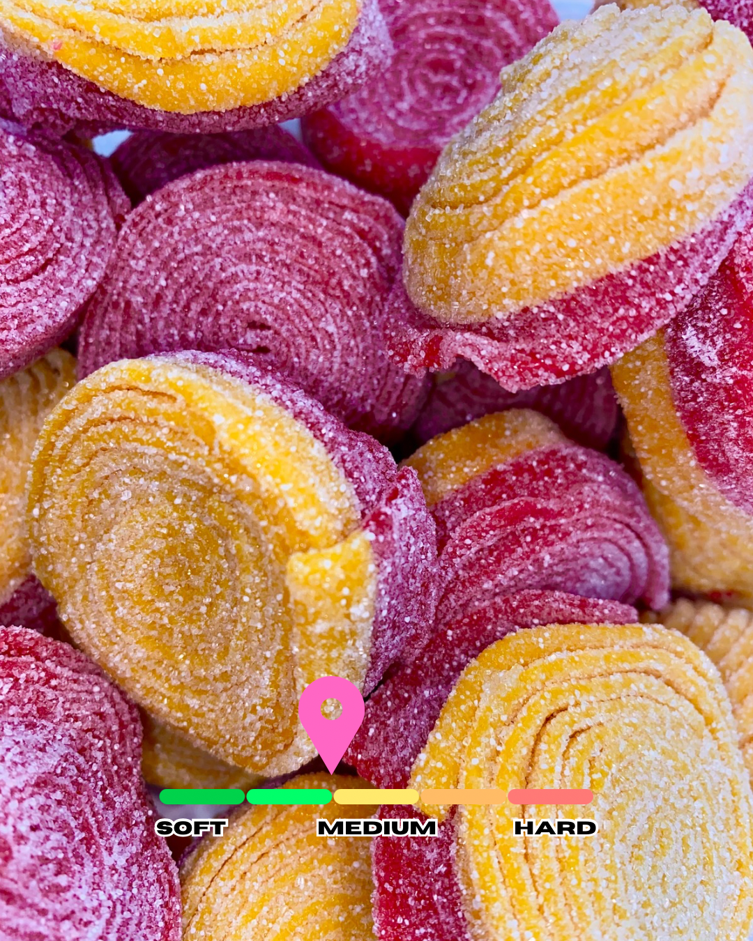 Swedish Sour Strawberry Lemonade Rolls Vegan