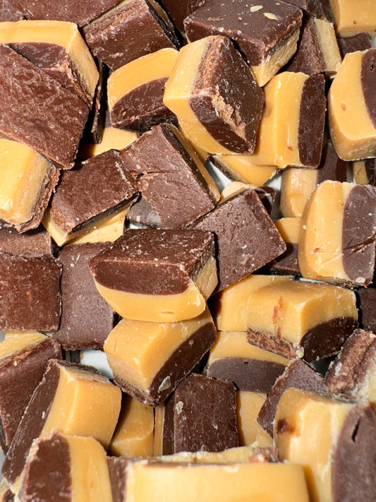 Swedish Chocolate & Vanilla Fudge Bites