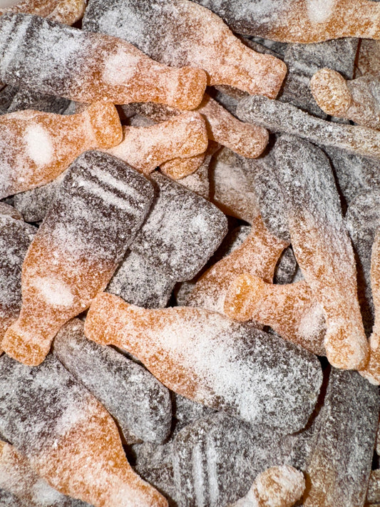 Sour Black Orange Bottles Gluten Free