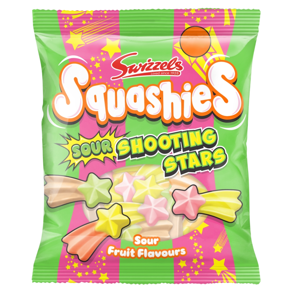 Squashies- Sour Shooting Stars Gum