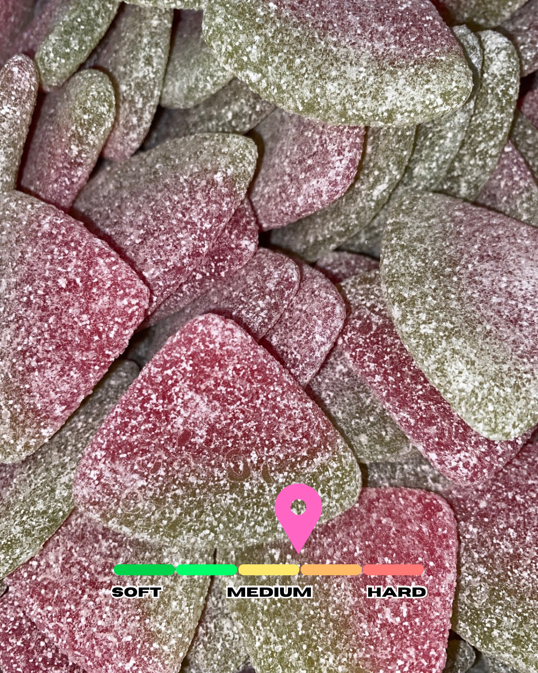 Sour Melon Slices Vegan